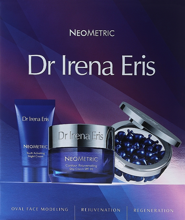 Set - Dr Irena Eris NeoMetric (Kapseln 45 St. + Nachtcreme 30ml + Tagescreme 50ml) — Bild N1