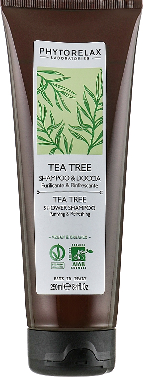 2in1 Shampoo-Duschgel - Phytorelax Laboratories Tea Tree Shower Gel — Bild N1