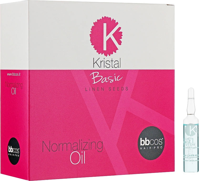 Öl für geschädigtes Haar - BBcos Kristal Basic Normalizing Oil — Bild N1