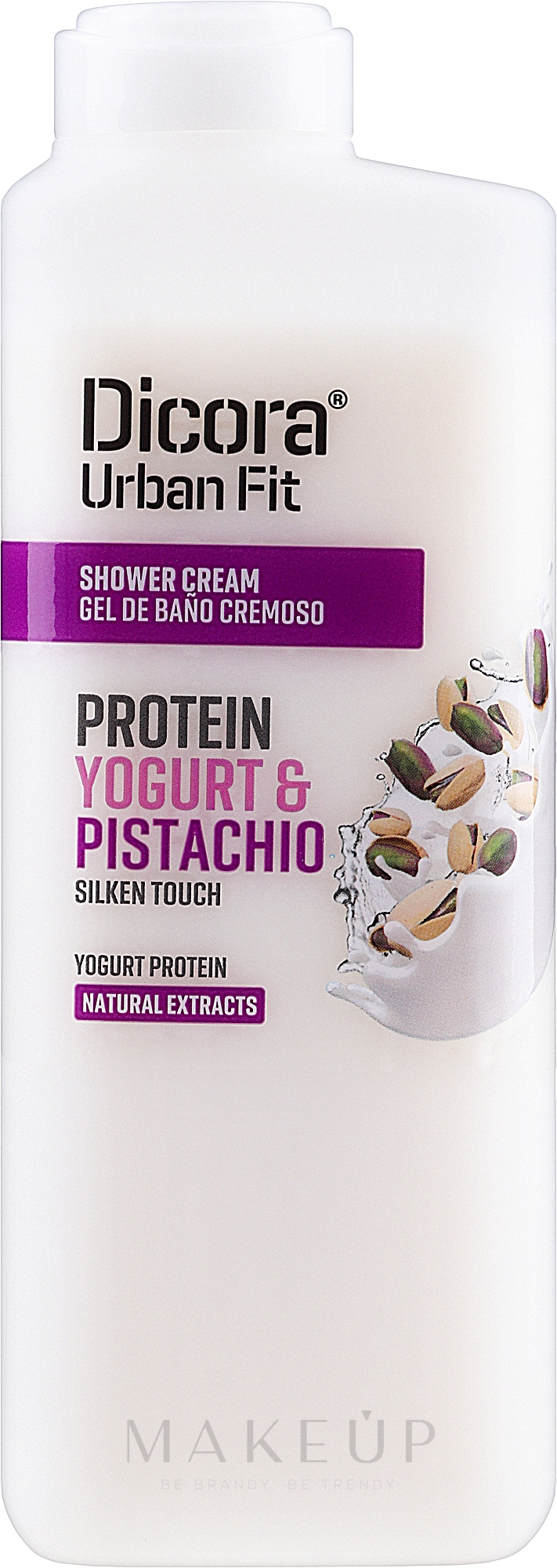 Creme-Duschgel mit Proteinjoghurt und Pistazien - Dicora Urban Fit Shower Cream Protein Yogurt & Pistachio — Bild 400 ml