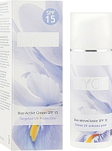 Tagescreme für das Gesicht mit Hyaluronsäure, Algenextrakt, Sheabutter und Vitamin E SPF15 - Ryor Duo Active Cream SPF 15 — Bild N1