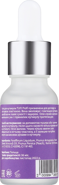 Nagelhautöl Regnerische Nacht - Tufi Profi Premium Aroma — Bild N2