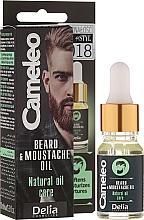 Feuchtigkeitsspendendes Bart-und Schnurrbartöl - Delia Cameleo Men Beard and Moustache Oil — Bild N1
