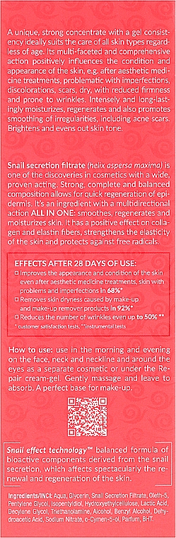 Regenerierendes Gesichtskonzentrat mit Schneckenschleim-Extrakt - Floslek Skin Care Expert All In One Elixir Regenerating Concentrate — Bild N3