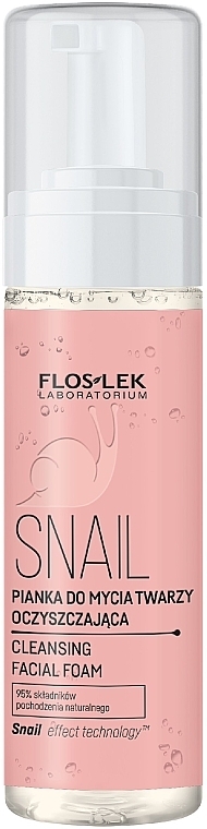 Gesichtswaschschaum - Floslek Snail Cleansing Facial Foam  — Bild N1