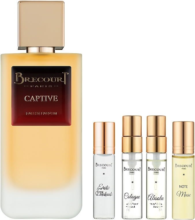 Brecourt Captive - Duftset (Eau de Parfum 100ml + Eau de Parfum 2x7ml + Eau de Prafum 2x5ml) — Bild N2