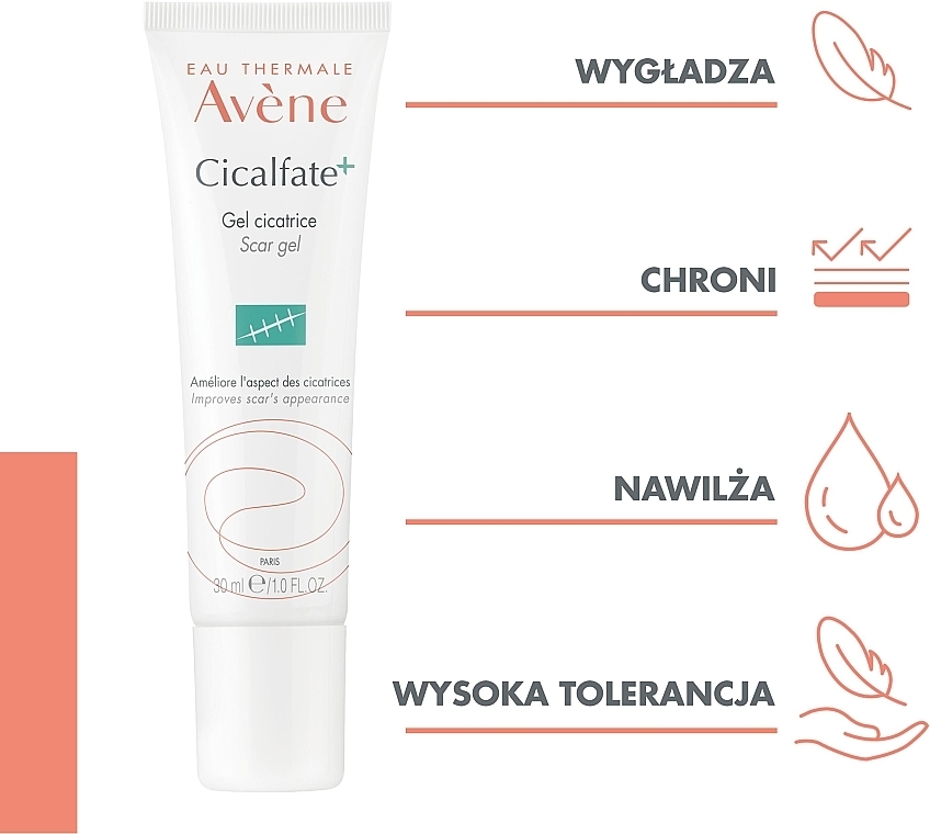 Beruhigendes, feuchtigkeitsspendendes, schützendes und weichmachendes Körper- und Gesichtsgel gegen Narben - Avene Cicalfate+ Gel Cicatrice — Bild N5