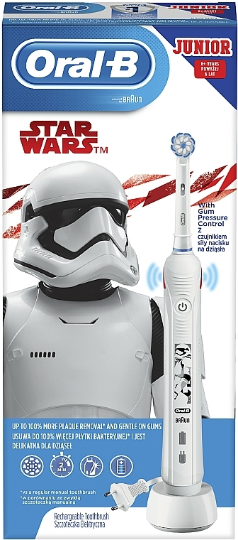 Elektrische Kinderzahnbürste D16 Junior Star Wars - Oral-B D16 Junior Star Wars — Bild N2