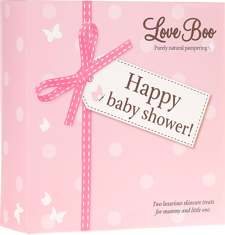 Love Boo Happy Baby Shower - Körperpflegeset für Baby und Mutter (2in1 Duschgel und Shampoo für empfindliche Babyhaut 250ml + Duschgel für Mutter 250ml) — Bild N1