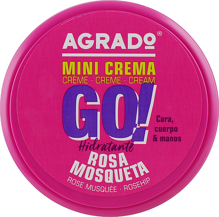 Feuchtigkeitsspendende Universalcreme mit Hagebutte - Agrado Mini Cream Go! — Bild N1