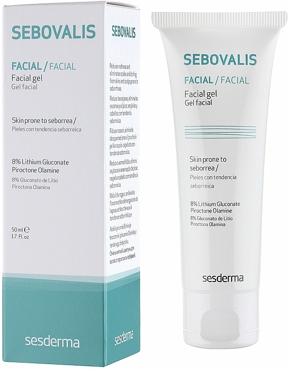 Gesichtsgel - SesDerma Laboratories Sebovalis Facial Gel — Bild N1