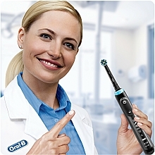 Austauschbare Zahnbürstenköpfe für elektrische Zahnbürste Cross Action CA EB50 Black Edition - Oral-B — Bild N6