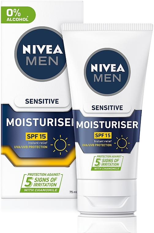 Gesichtscreme für Männer für empfindliche Haut - Nivea Men Sensitive Facial Cream SPF15 — Bild N2