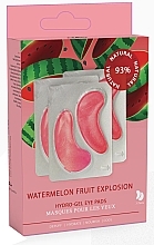 Düfte, Parfümerie und Kosmetik Augenpatches mit Wassermelonenextrakt - Vegan By Happy Watermelon Fruit Explosion Hydro-Gel Eye Pads