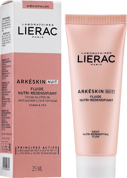 GESCHENK! Nährendes und revitalisierendes Gesichtsfluid für die Nacht - Lierac Arkeskin Night Fluide Nutri-redensifiant — Bild N2