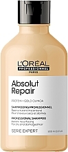 Düfte, Parfümerie und Kosmetik Shampoo für trockenes, strapaziertes Haar - L'Oreal Professionnel Absolut Repair Gold Quinoa +Protein Shampoo