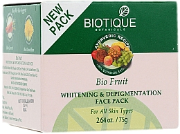 Aufhellende Gesichtsmaske mit Früchten - Biotique Fruit Whitening & Depigmentation Facewash — Bild N1