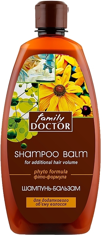 Shampoo für mehr Volumen mit Baumwolle- und Calamus-Extrakt - Family Doctor — Bild N1