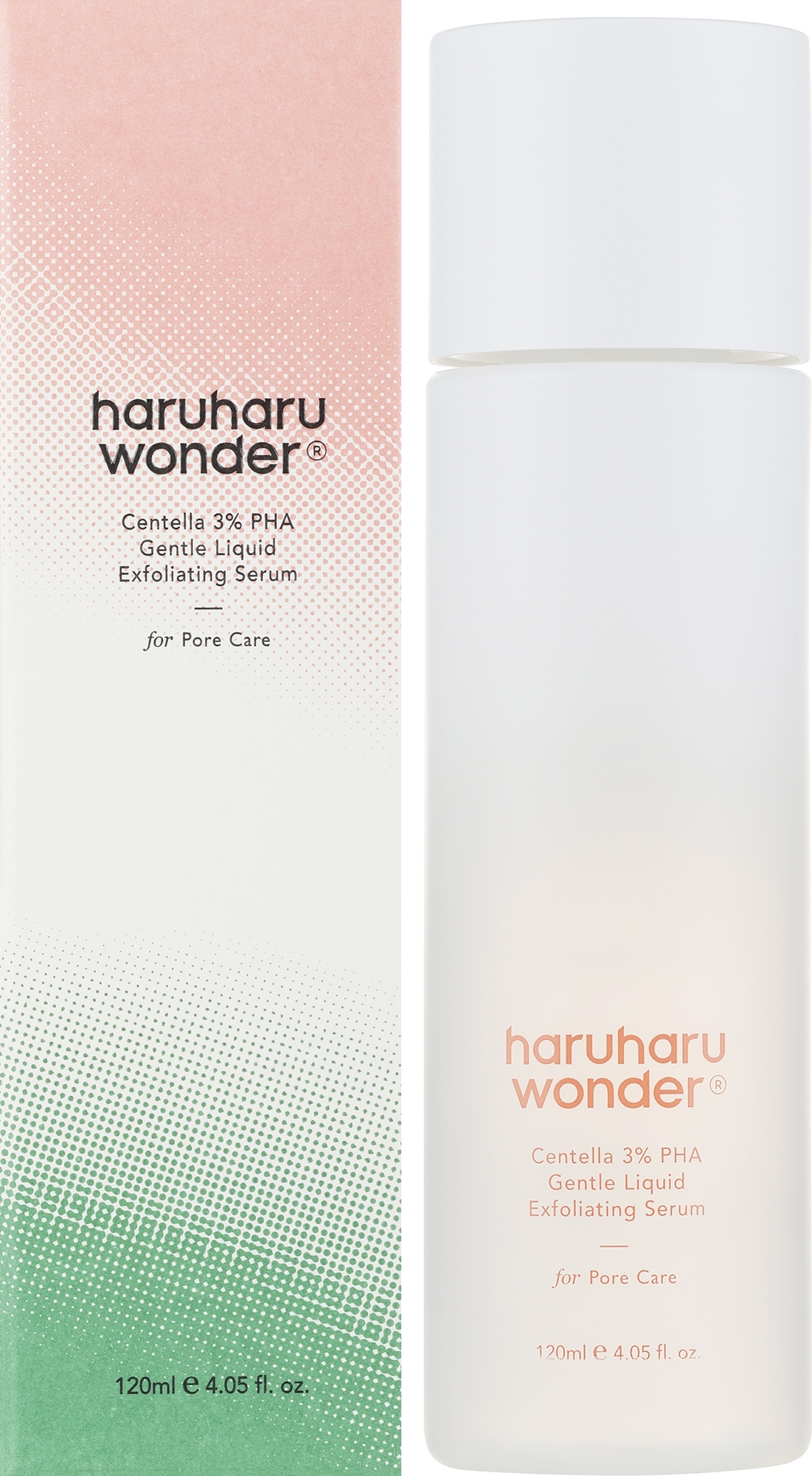 Flüssiges Peelingserum mit Centella - Haruharu Wonder Centella 3% PHA Gentle Liquid Exfoliating Serum — Bild 120 ml