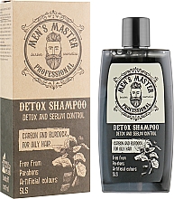 Detox-Shampoo mit Aktivkohle und Klette für fettiges Haar - Men's Master — Bild N1