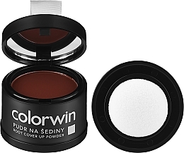 Düfte, Parfümerie und Kosmetik Graues Haarretuschierpulver - Colorwin Root Cover Up Powder (Dark Brown)