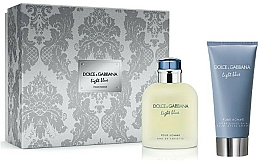 Düfte, Parfümerie und Kosmetik Dolce & Gabbana Light Blue Pour Homme - Duftset (Eau de Toilette 75ml + After Shave Balsam 75ml)
