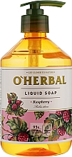 Flüssige Seife mit Himbeerextrakt - O’Herbal Raspberry Liquid Soap — Bild N1