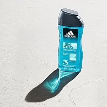 Duschgel - Adidas Ice Dive Body, Hair and Face Shower Gel — Bild N4