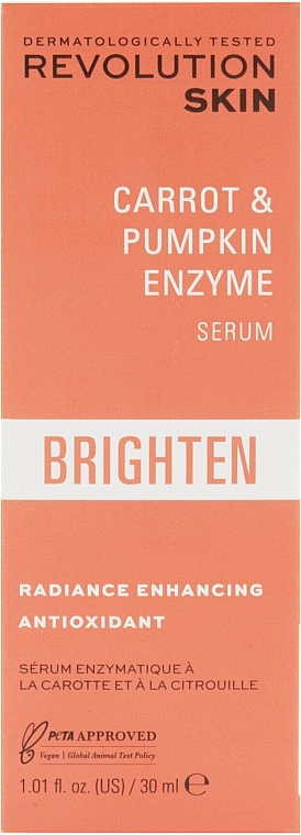 Revitalisierendes und aufhellendes Serum - Revolution Skin Brighten Carrot & Pumpkin Enzyme Serum — Bild N3