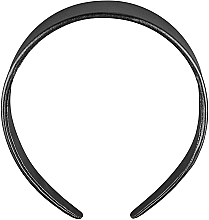 Haarreif schwarz Simple Wide - MAKEUP Hair Hoop Band Leather Black — Bild N1