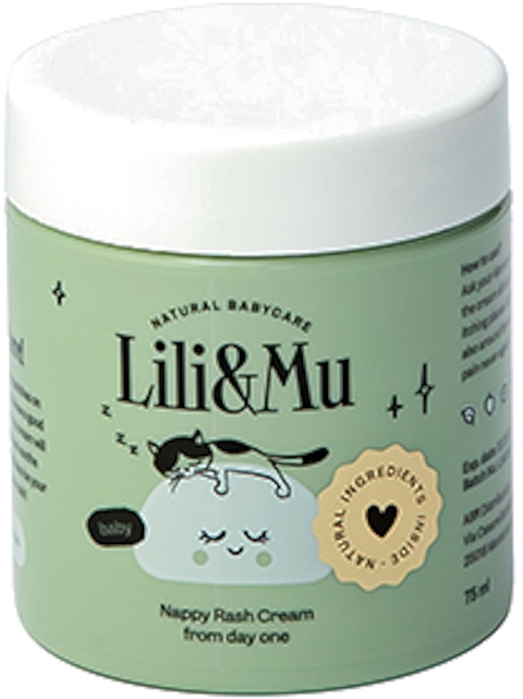 Antibakterielle und beruhigende Babycreme gegen Windelausschlag - Lili&Mu Nappy Rash Cream — Bild N1