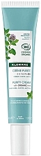 Düfte, Parfümerie und Kosmetik Reinigungscreme für das Gesicht - Klorane Bio Aquatic Mint Purifying Cream