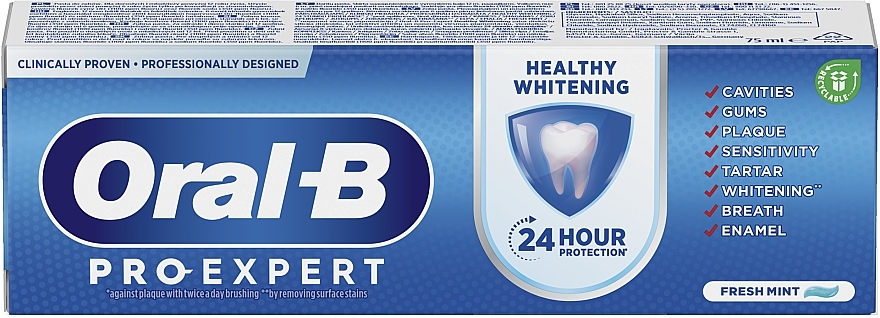 Aufhellende Zahnpasta - Oral-B Pro-Expert Whitening Toothpaste — Bild N10