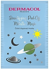 GESCHENK! Peelingmaske für das Gesicht - Dermacol Beautifying Cleansing Peel-Off Metallic Mask — Bild N1