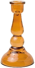 Düfte, Parfümerie und Kosmetik Kerzenhalter aus Glas - Paddywax Tall Glass Taper Holder Amber