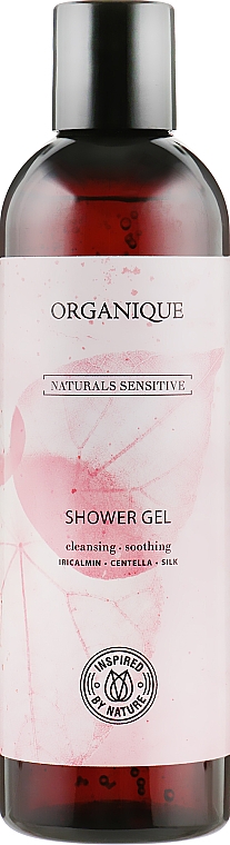 Beruhigendes, stärkendes und glättendes Bio Duschgel mit Seide und Hyaluronsäure für empfindliche Haut - Organique Naturals Sensitive Shower Jelly — Bild N1