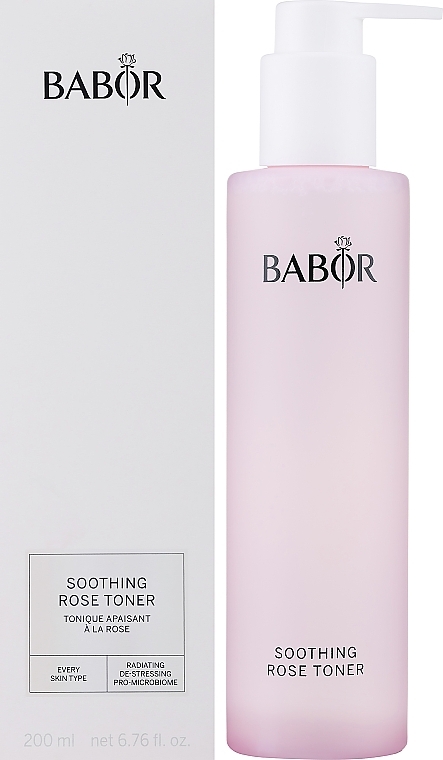 Beruhigendes Gesichtswasser - Babor Soothing Rose Toner  — Bild N1