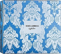 Düfte, Parfümerie und Kosmetik Dolce & Gabbana Light Blue - Duftset (Eau de Toilette 100ml + Körpercreme 50ml + Eau de Toilette 10ml)