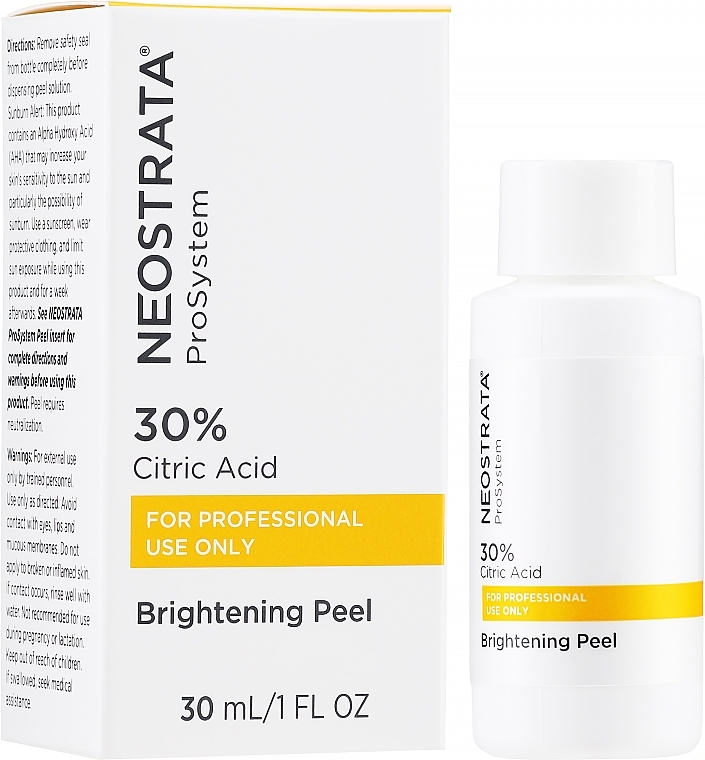 Aufhellendes Peeling mit Zitronensäure 30% - NeoStrata ProSystem Brightening Peel With 30% Citric Acid — Bild N2