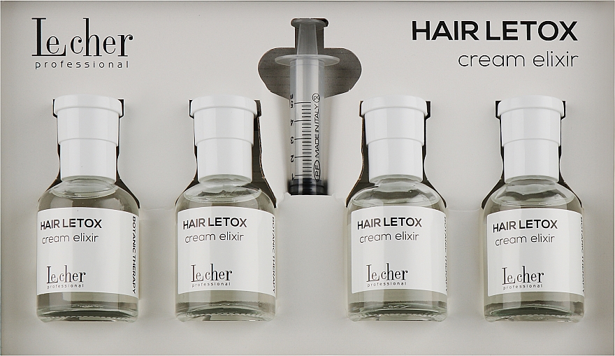 Ampullenset zur Haarregeneration - Lecher Hair Letox (4x50ml + syringe) — Bild N2