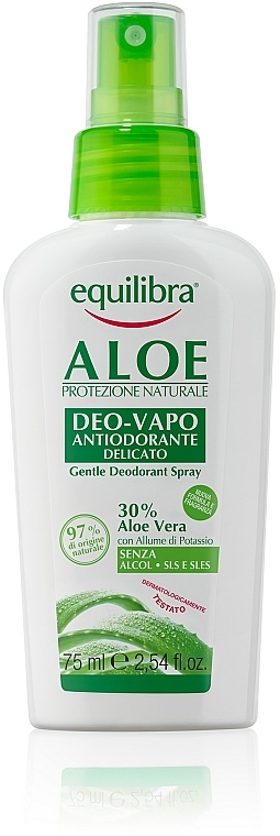 Deospray Antitranspirant - Equilibra Aloe Dezodorant Vapo