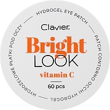 Düfte, Parfümerie und Kosmetik Hydrogel-Augenpatches mit Vitamin C - Clavier Bright Look Vitamin C Hydrogel Eye Patch 