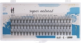 Düfte, Parfümerie und Kosmetik Wimpernbüschel-Set 13 mm - Ibra 10 Flares Eyelash Knot Free Naturals