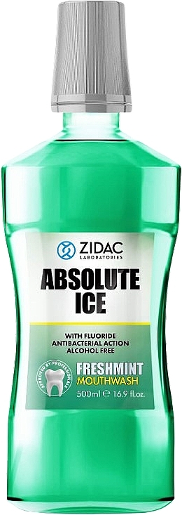Mundwasser Frische Minze - Zidac Absolute Ice Mouthwash Freshmint — Bild N1