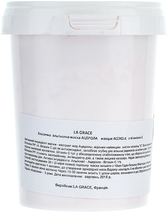 Alginat-Gesichtsmaske Acerola - La Grace Masque Acerola — Bild N2