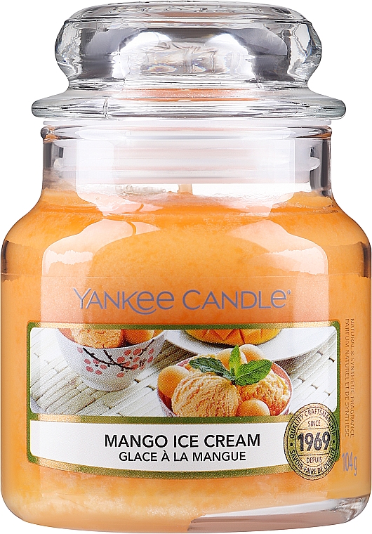 Duftkerze im Glas Mango-Eiscreme - Yankee Candle Mango Ice Cream Candle — Bild N1