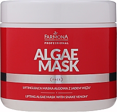 Düfte, Parfümerie und Kosmetik Lifting-Maske mit Schlangengift - Farmona Professional Algae Mask With Snake Venom