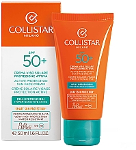 Aktiv schützende Sonnencreme für das Gesicht SPF 50+ - Collistar Active Protection Sun Face Cream SPF 50+ — Foto N2
