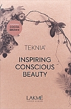 Haarpflegeset für braunes Haar - Lakme Teknia Color Refresh Cocoa Brown (Shampoo 300ml + Haarmaske 250ml)  — Bild N1