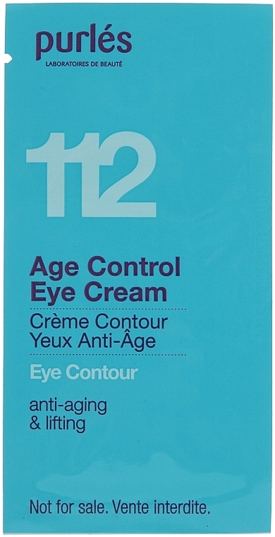 GESCHENK! Augencreme - Purles 112 Age Control Eye Cream (Probe)  — Bild N1